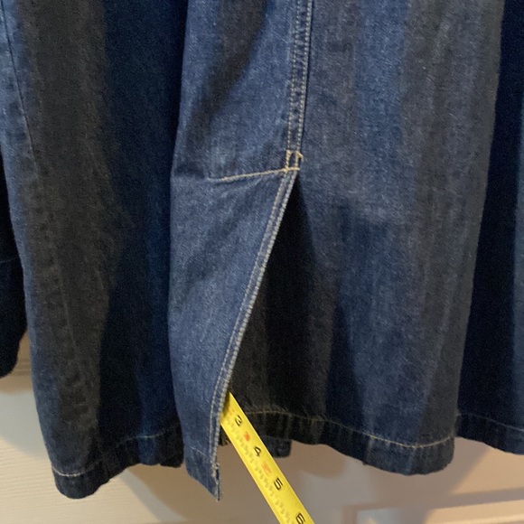 NWT Chico’s Denim Trench Jacket/Coat Size XL - Picture 9 of 15